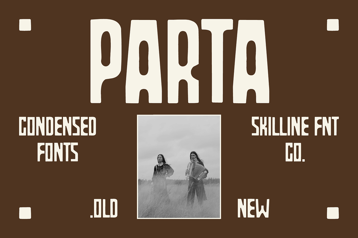SFC LAS PARTA - Tall Display Font, a Sans Serif Font by Skilline Supply Co. (Photo 8 of 8)