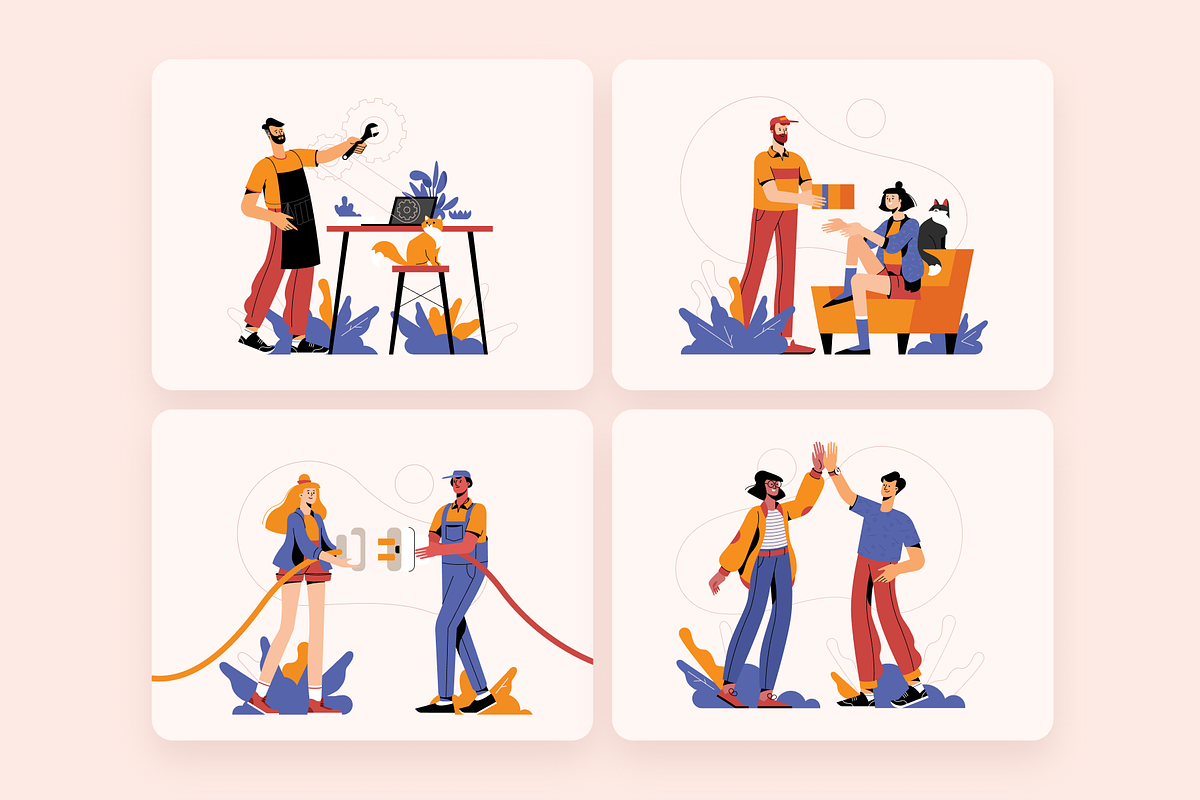 Сollaborative Сharacters, an Illustration by Shakuro (Photo 4 of 7)