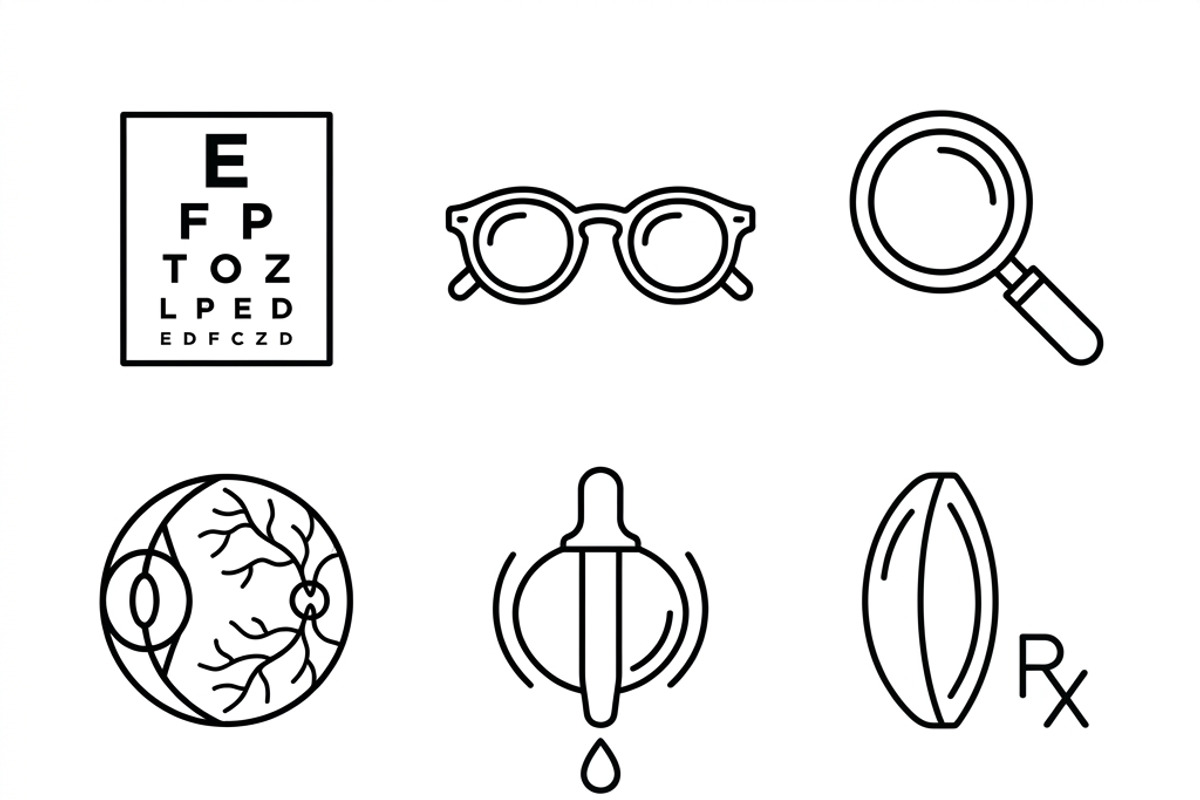 Bundles Set Optical Store Icons, an Outline Icon by adenpinkstore (Photo 43 of 44)