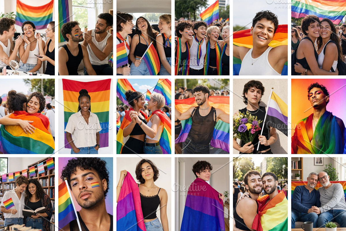50 LGBTQ+ Pride Stock Photos, a Person Photo by Selenique Studio (Photo 8 of 8)