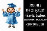 Preschool Graduation PNG Clipart, an Illustration by Designking (Thumbnail 4 of 5)