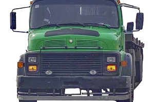 Isolated image of cargo truck, a Transportation Photo by DanFLCreativo