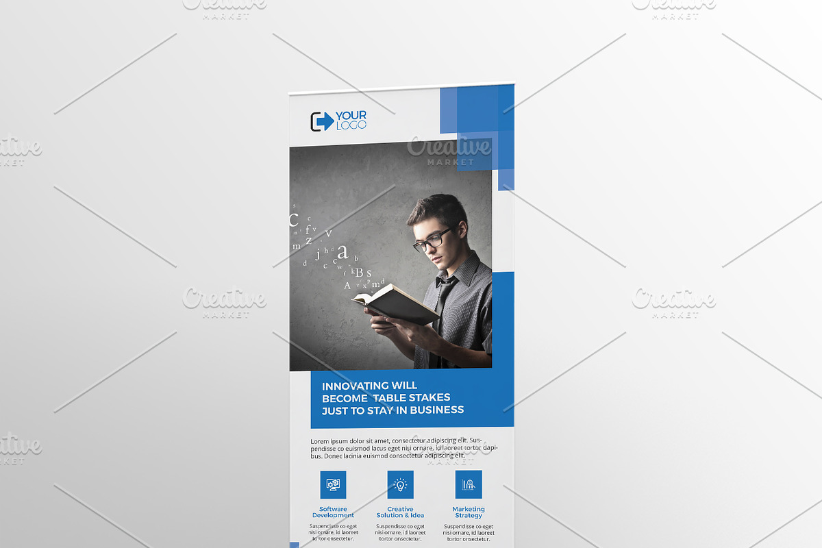 Roll-Up Banner, a Flyer Template by Cristal Pioneer (Photo 5 of 5)