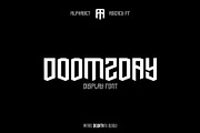 DOOMZDAY, a Sans Serif Font by Alphabet Agency (Thumbnail 1 of 4)