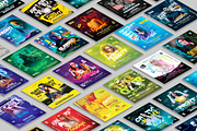 50 Night Club Party Flyer Bundle 13, a Flyer Template by NanoAgency (Thumbnail 2 of 2)