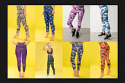 100 Leggings Mock-Up Set, a Bottom Mockup by Freeman Studio (Thumbnail 15 of 24)
