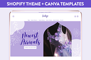 Indigo Shopify Theme, a Shopify Template by Lavender Skye Studio (Thumbnail 1 of 2)