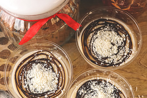 Italian dessert panna cotta, a Food & Drink Photo by Sir13
