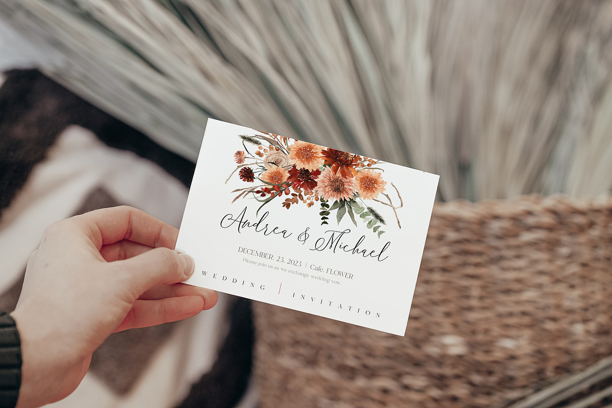 Watercolor Flower -Terracotta Floral, an Illustration by Beigetime (Photo 8 of 13)