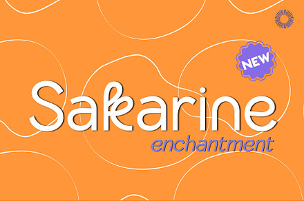 Sakarine typeface - Sans Serif, a Sans Serif Font by Setara Langit Studio