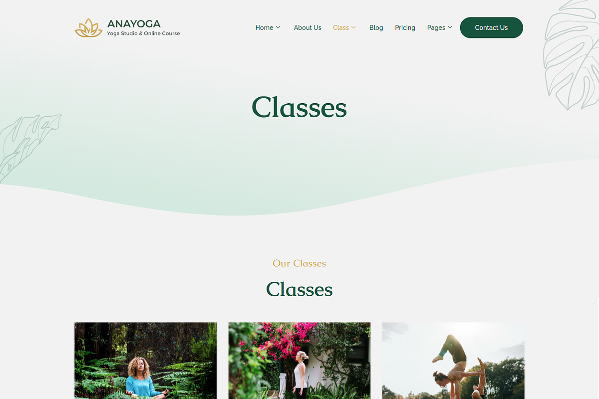 Yoga Teacher & Studio Elementor Kit, a Landing Page Template by Elite Templates (Photo 3 of 10)