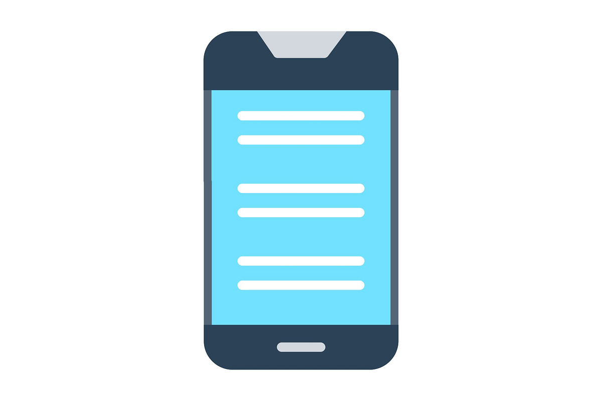 Mobile phone Flat Icon, a Duotone Icon by Pexelpy (Photo 1 of 2)