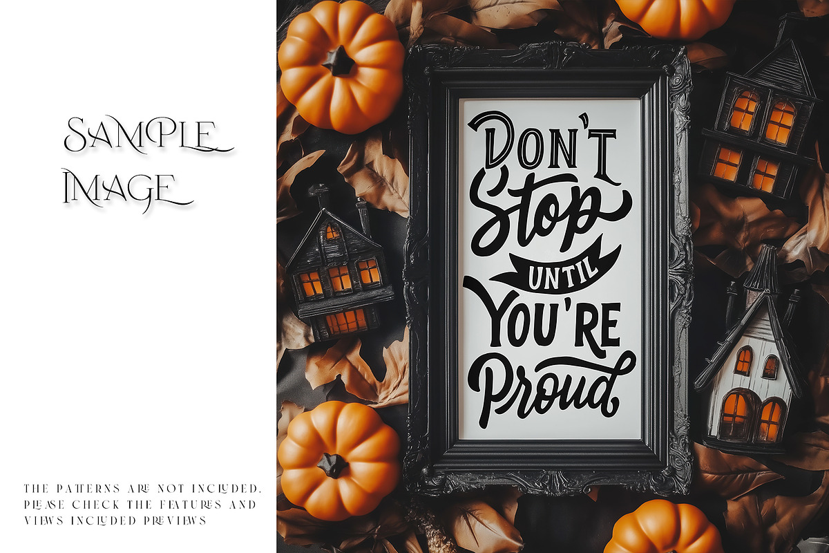 Halloween Spooky Frames Collection, a Household Mockup by mock-ups (Photo 11 of 16)