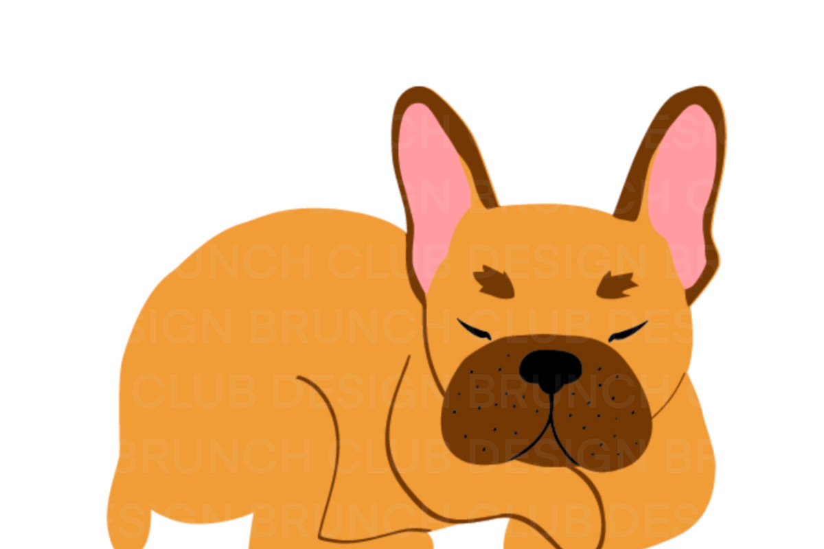 Sleepy doggo Vector Pack, a Person Illustration by Brunch Club Design (Photo 4 of 4)