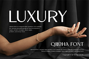 Qiloha - Elegant Brand Fashion Font, a Sans Serif Font by QR Design Studio (Thumbnail 3 of 13)