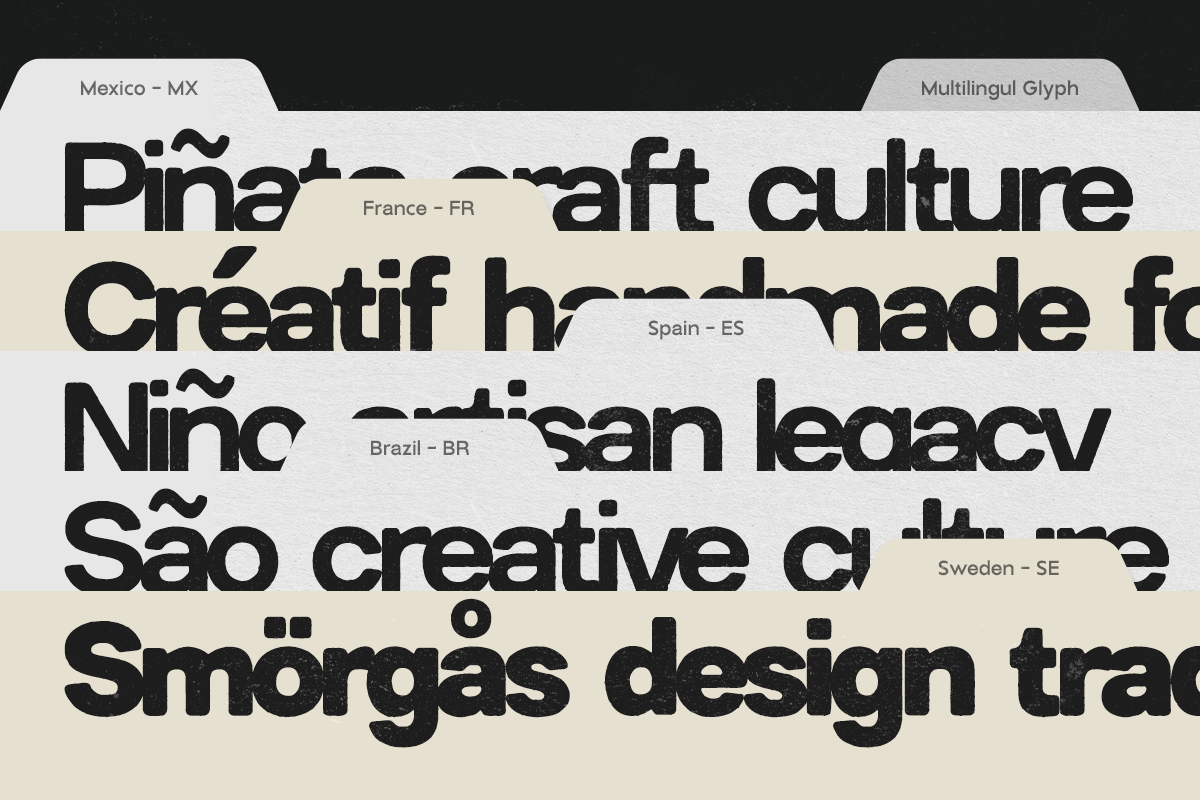GC Godthem - Display Grunge Sans, a Sans Serif Font by Glyphonic (Photo 9 of 15)