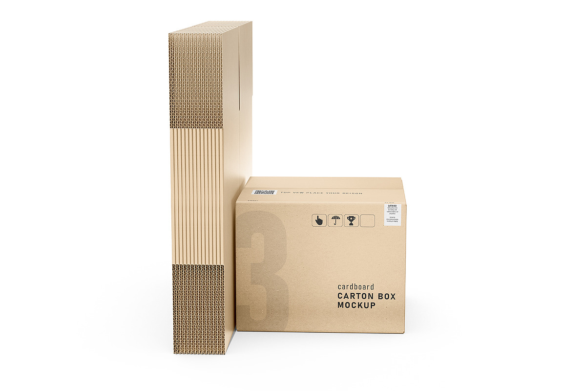 Carton Box Mockup Premium PSD Bundle, a Packaging Mockup by pixelmock (Photo 16 of 18)