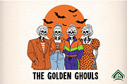 The Golden Ghouls PNG, an Illustration by Craft Nest (Thumbnail 1 of 6)