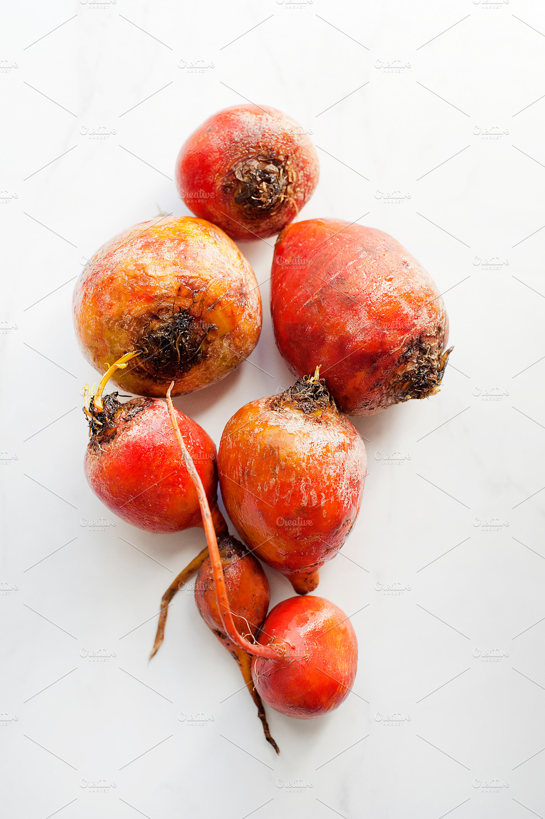 Beets on white surface, a Food & Drink Photo by ElanArt