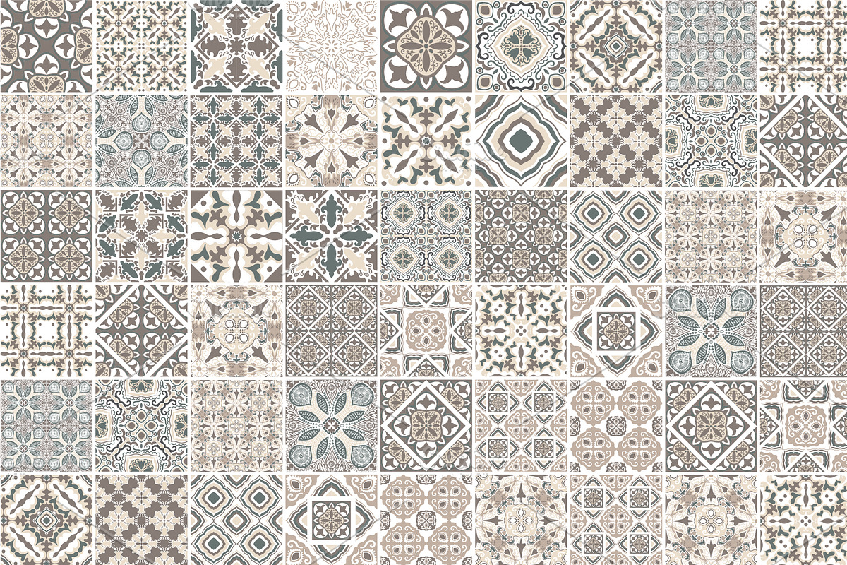 Ceramic Tiles Patchwork Set, a Pattern Graphic by Markovka (Photo 5 of 7)