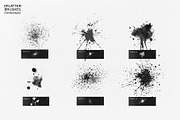 Watercolor Splatter Brushes, a Brush Add-On by Pattern + watercolor (Thumbnail 4 of 5)