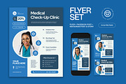 Medical Check-Up Clinic Flyer, a Flyer Template by graphicook (Thumbnail 1 of 3)