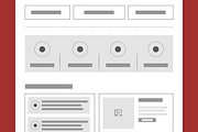 Wireframe Structure Examples, a Wireframe Template by MightyDesign (Thumbnail 3 of 9)