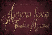 Wanderin Autumn Artisan Floral font, a Script Font by HypeWorksCo (Thumbnail 19 of 28)