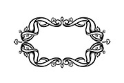 Elegant Floral Frame Vector Bundle, an Illustration by Gfx_Store (Thumbnail 11 of 31)