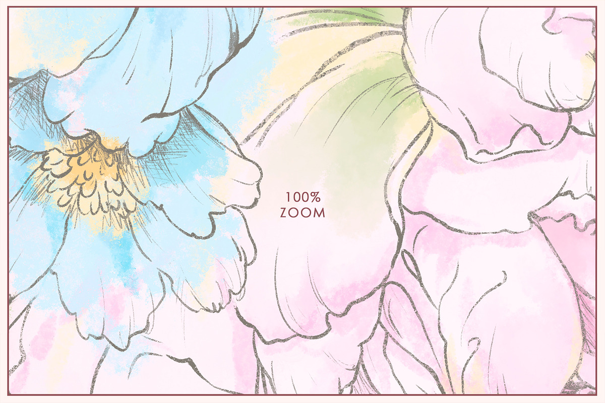 Fresco collection Soft Bloom, a Wallpaper Graphic by Natalia0307 (Photo 3 of 16)