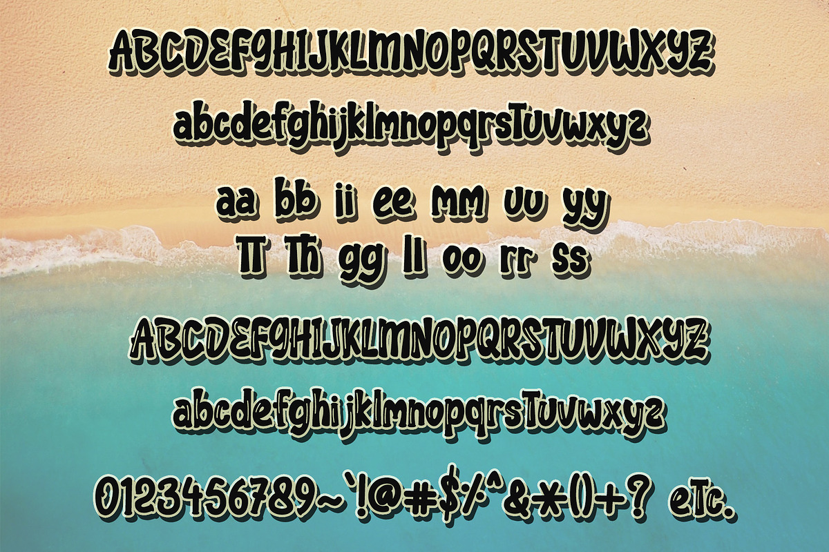 Summer Holiday, a Handwritten Font by Letterafa Studio (Photo 7 of 8)