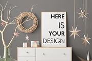 30 CHRISTMAS MOCKUPS. MEGABUNDLE, a Print Template by FilL239 (Thumbnail 28 of 31)