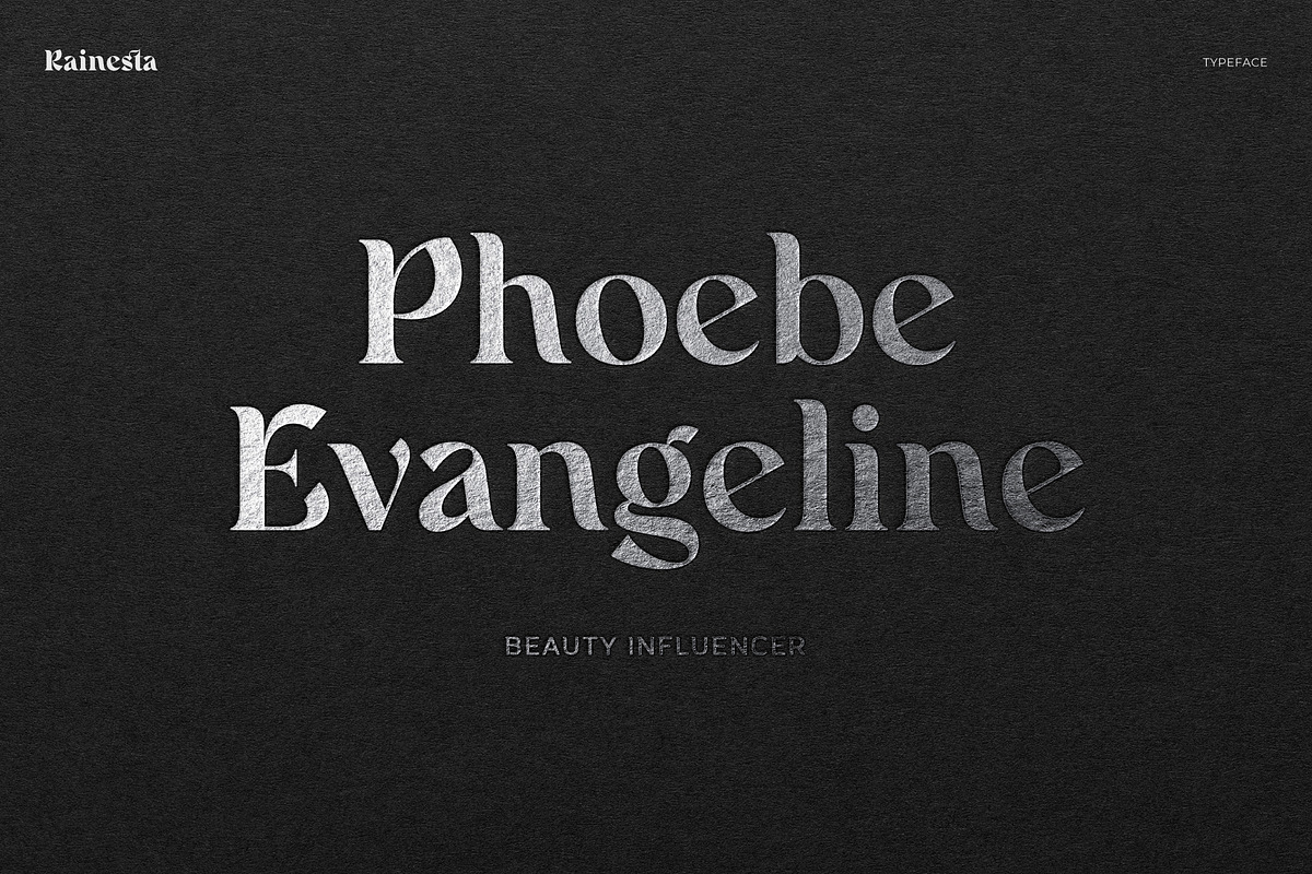 Rainesta Font, a Serif Font by Digitype Studio (Photo 4 of 10)