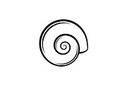 Spiral Seashell SVG Bundle, an Illustration by Gaye Art (Thumbnail 25 of 31)