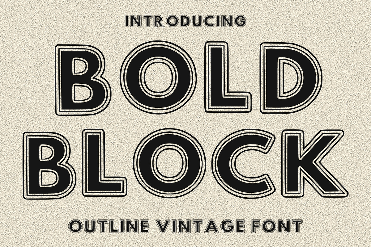 Bold Block, a Blackletter Font by Fourteen Letter (Photo 1 of 5)