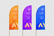 Feather Flag Mockup, an Advertising Mockup by zpackcreative (Thumbnail 4 of 4)