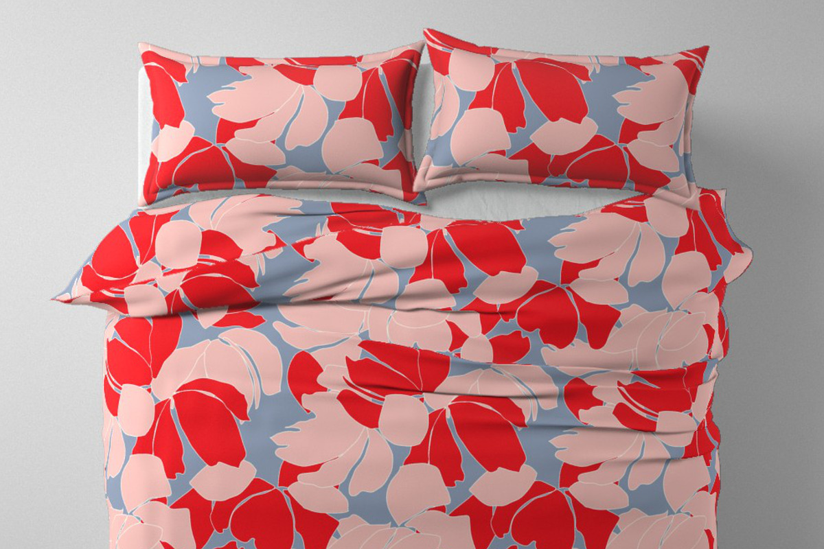Vibrant bold blooms silhouette, a Pattern Graphic by Cotton Melon pattern Shop (Photo 2 of 5)