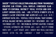 Slicer – Modern Condensed Sans Serif, a Sans Serif Font by roomspace creative lab (Thumbnail 10 of 12)