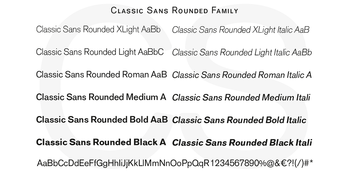 Classic Sans Rounded, a Sans Serif Font by Wiescher-Design (Photo 2 of 4)