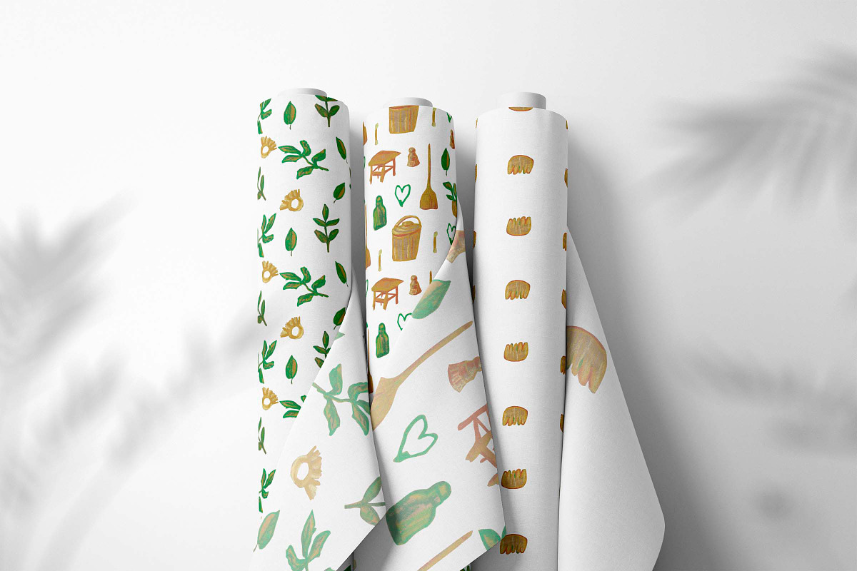 Kids Crayon Eco Lifestyle Seamless, a Pattern Graphic by Lucyinyourheart (Photo 4 of 10)