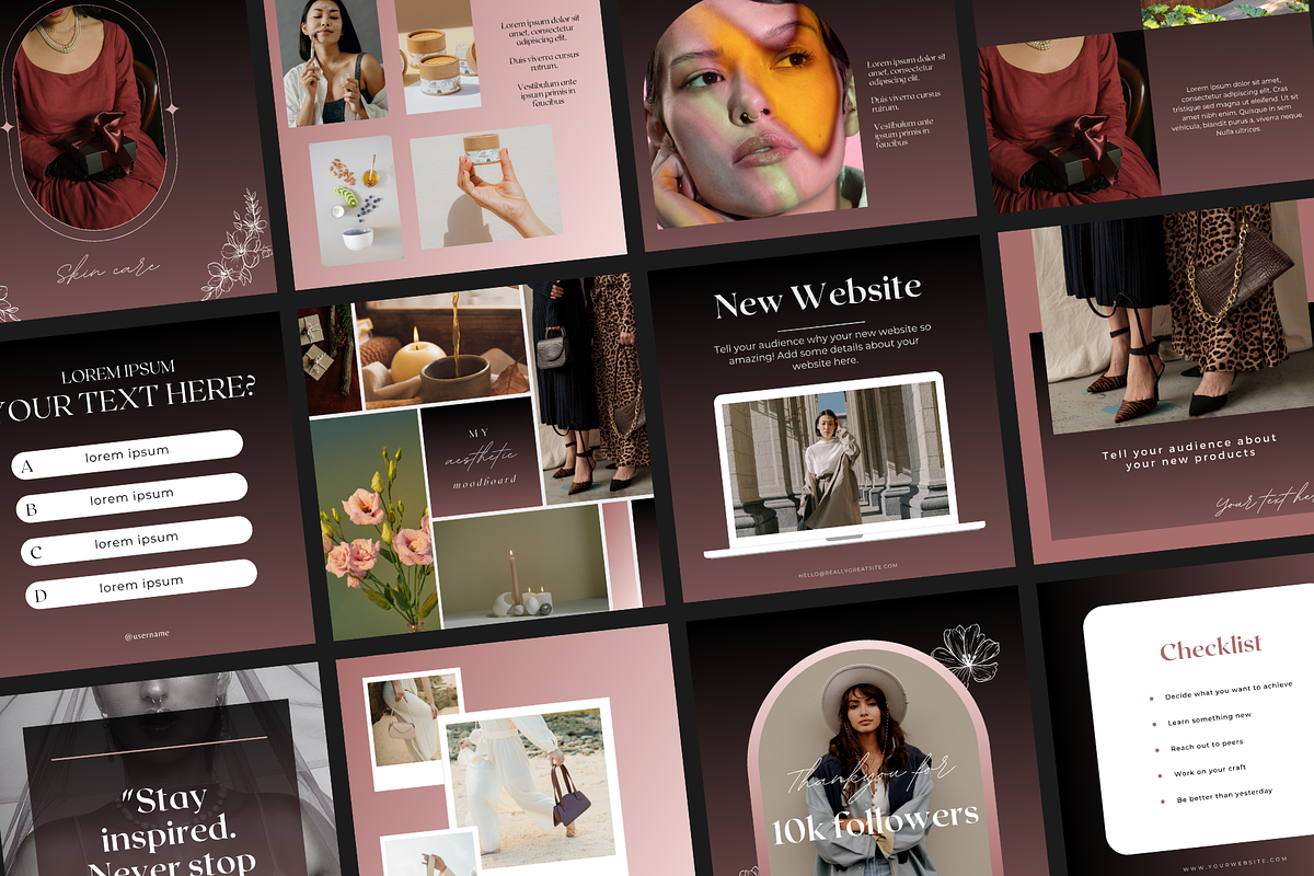 Instagram Template Canva, a Social Media Template by Visual Designs (Photo 2 of 4)