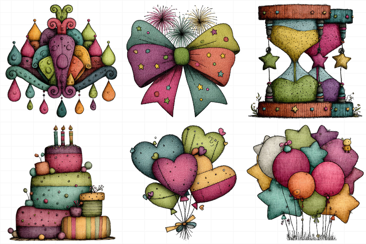Gliteer New Year Clipart, an Illustration by Daily.Designs (Photo 4 of 5)