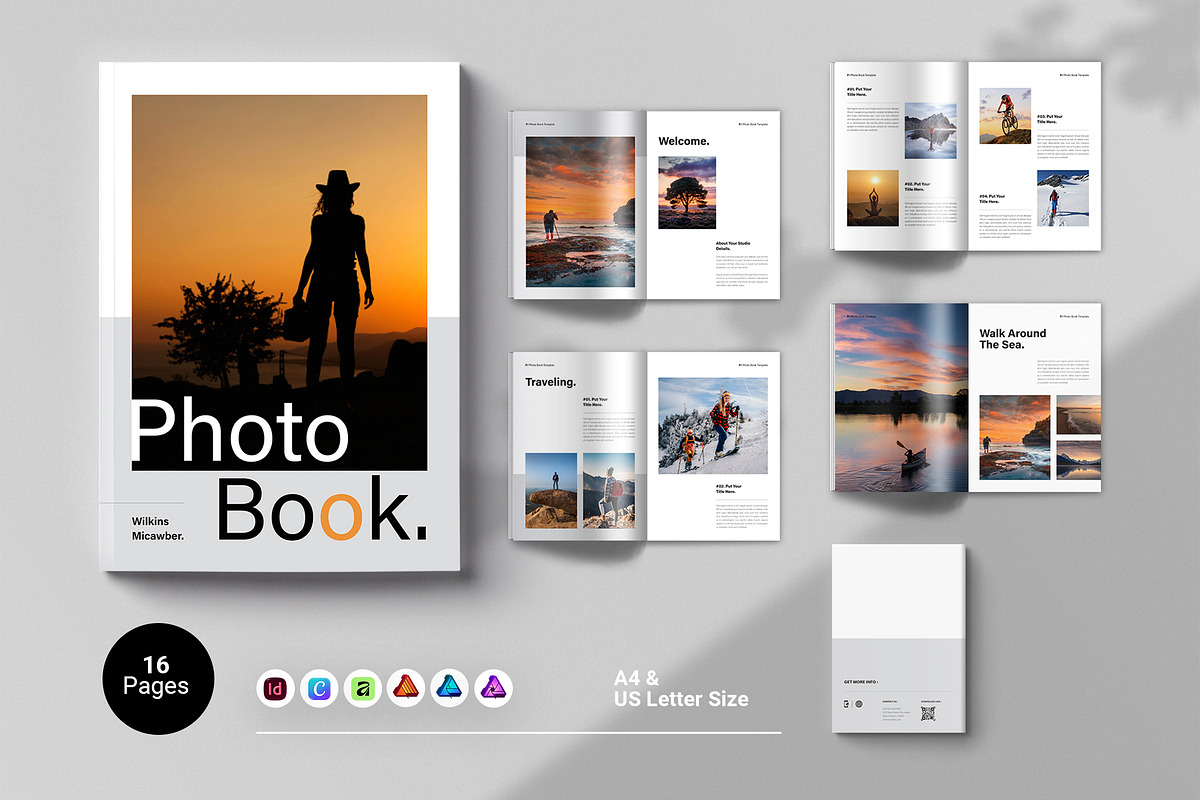 The Photo Book Layout Template, a Brochure Template by Spark_Creative (Photo 1 of 12)