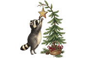 Cozy Winter Animals Clipart Bundle, an Animal Illustration by T-shirt Pond (Thumbnail 14 of 25)