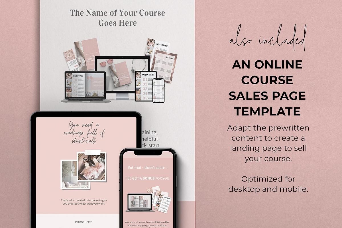 Course Creator Canva Template Kit