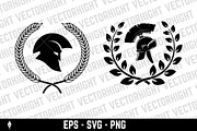 Spartan or Greek warrior helmet, an Object Illustration by Vectorhight (Thumbnail 4 of 4)