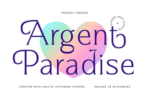 Argent Paradise Serif Oldstyle