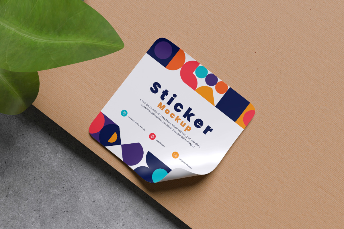 Sticker Mockup Bundle Set, an Advertising Mockup by Rielismee (Photo 3 of 5)