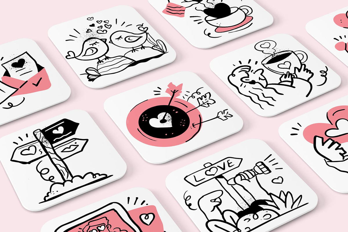 60 Valentine Love Fintech Illustrati, an Object Illustration by Lumina_ui_ux202 (Photo 8 of 8)