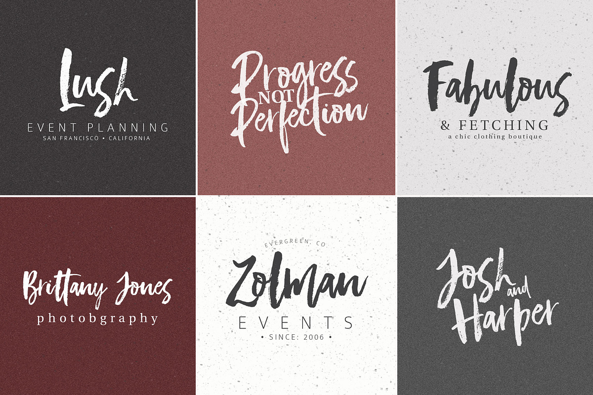Bellissimo Typeface + Minimal Logos preview 6